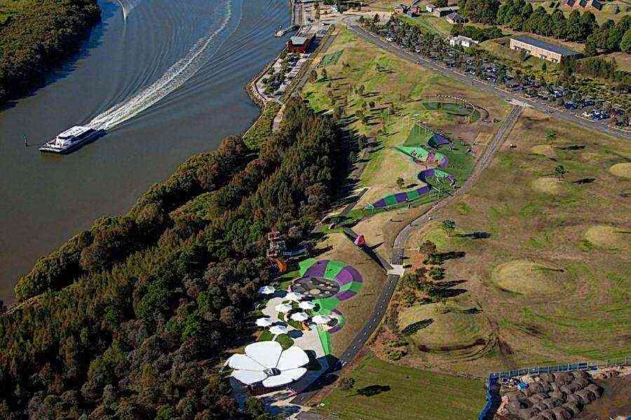 Modern Çocuk Parkı: Blaxland Riverside Park