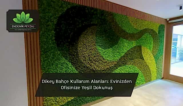 Dikey Bahçe Kullanım Alanları: Evinizden Ofisinize Yeşil Dokunuş
